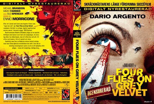 4 мухи на сером бархате / 4 mosche di velluto grigio / Four Flies on Grey Velvet  (1971) BDRip / А