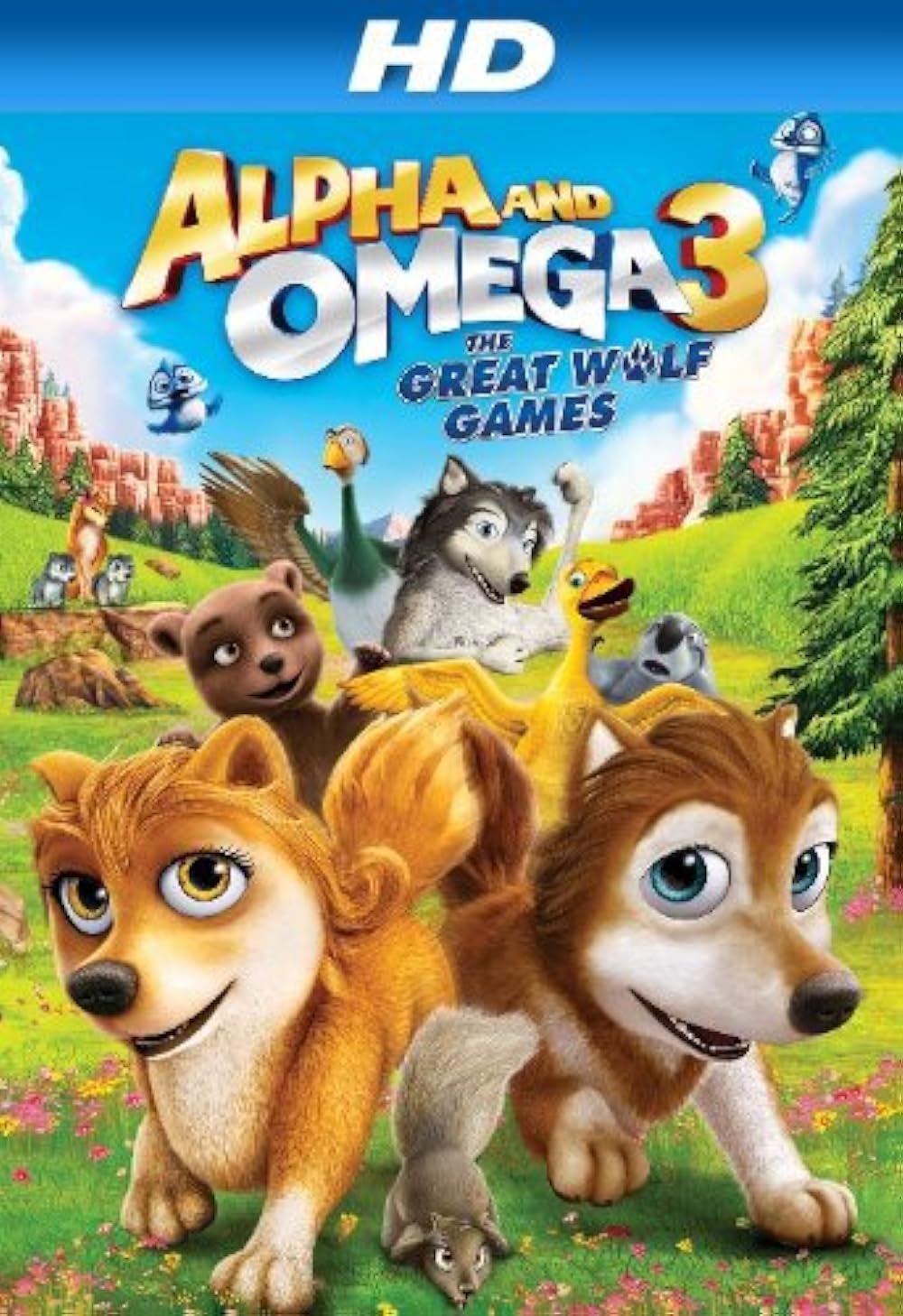 Альфа и Омега 3 / Alpha and Omega 3: The Great Wolf Games  (2014) WEB-DLRip 720p