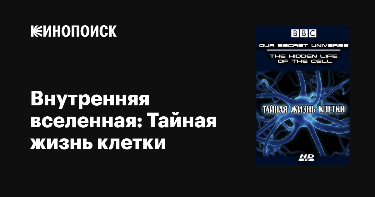 BBC: Внутренняя Вселенная: Тайная жизнь клетки / Our Secret Universe: The Hidden Life of the Cell  (2012) HDTVRip