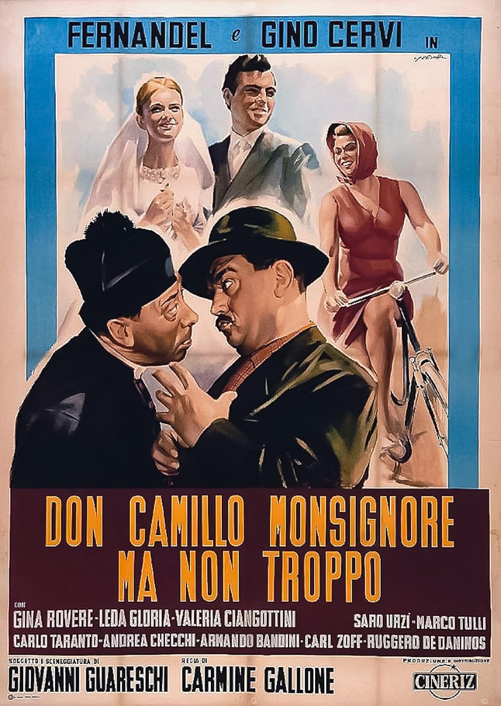 Дон Камилло, монсеньор / Don Camillo monsignore ma non troppo  (1961) DVDRip