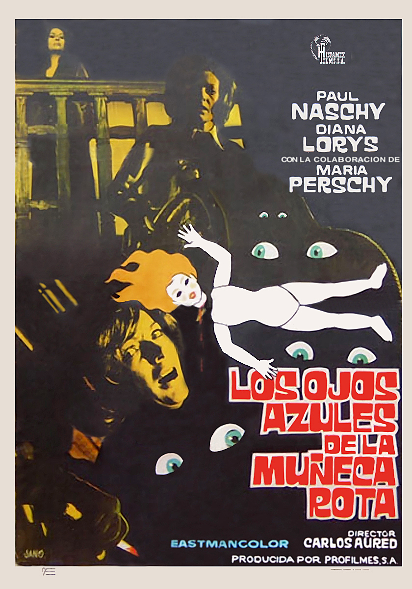 Голубые глаза поломанной куклы / Los ojos azules de la muñeca rota  (1974) DVDRip