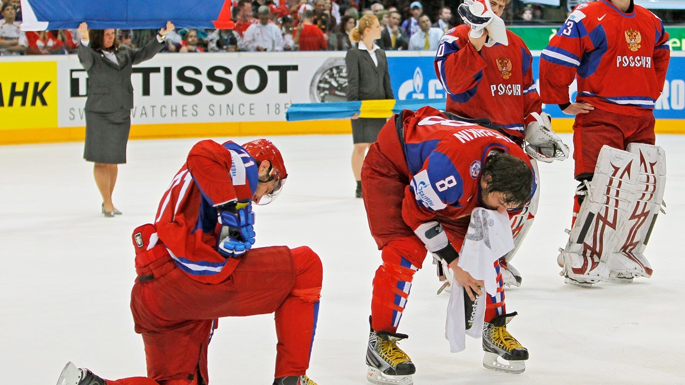Хоккей. Чемпионат Мира 2010. Группа А: Словакия — Россия (2010) SATRip