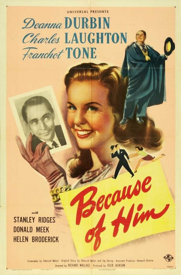 Из-за него / Because of Him  (1946) DVDRip