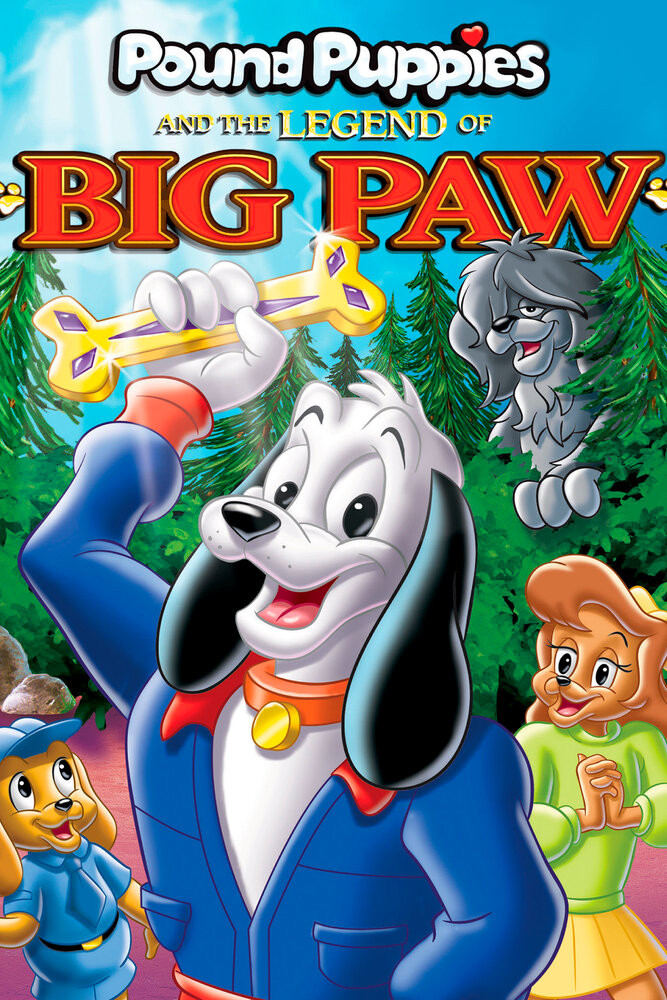 Легенда о большой лапе. Щенячья площадка / Pound Puppies and the Legend of Big Paw  (1988) DVDRip