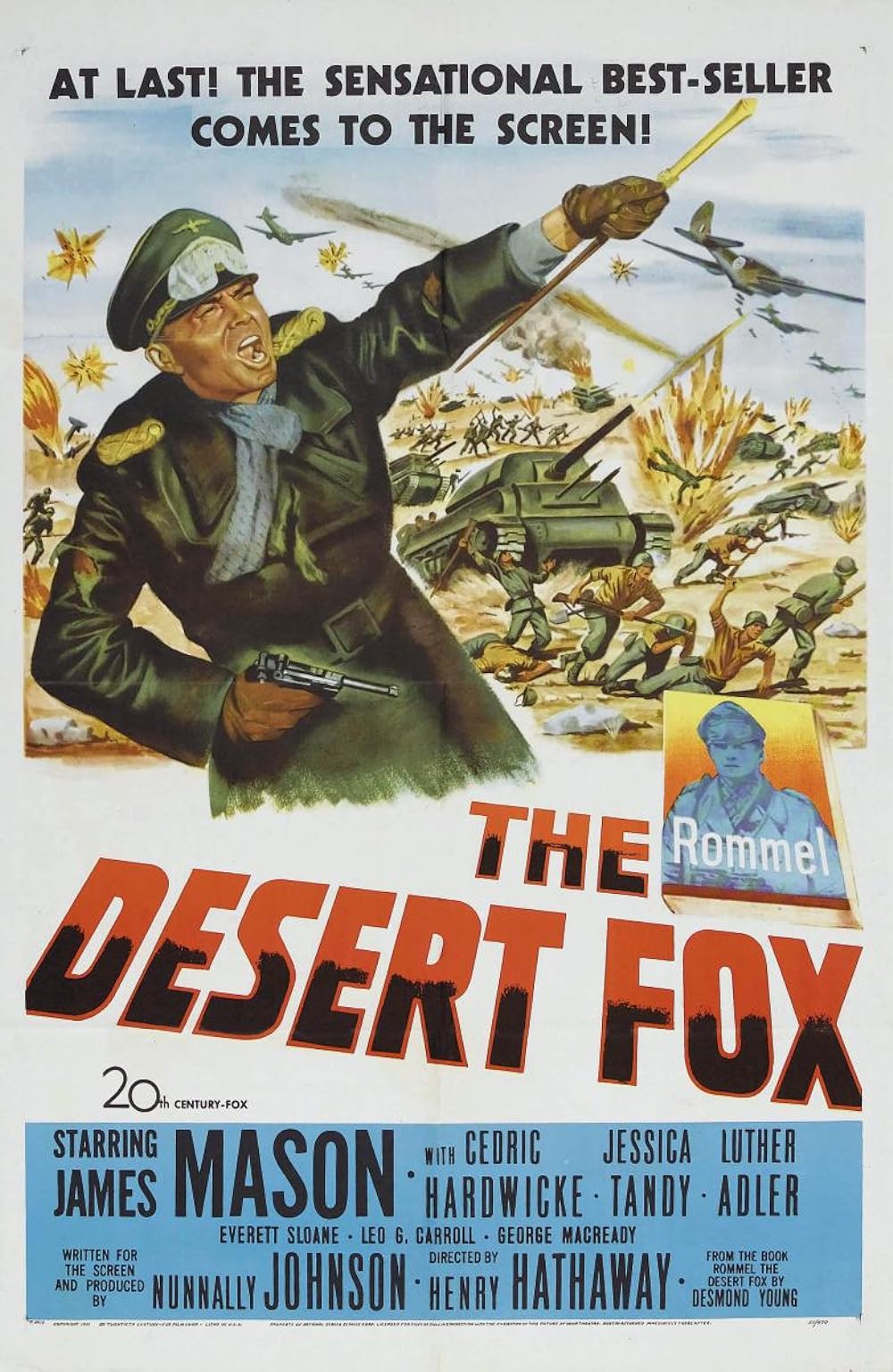 Лис пустыни / The Desert Fox: The Story of Rommel  (1951) DVDRip