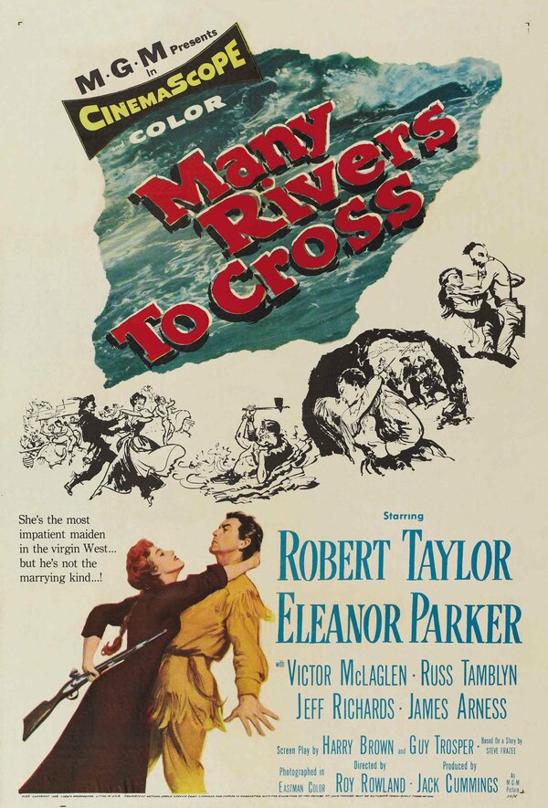 Много рек предстоит перейти / Впереди — переправы / Many Rivers to Cross  (1955) DVDRip / ЛО