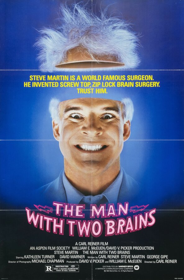 Мозги набекрень / The Man with Two Brains  (1983) HDTVRip