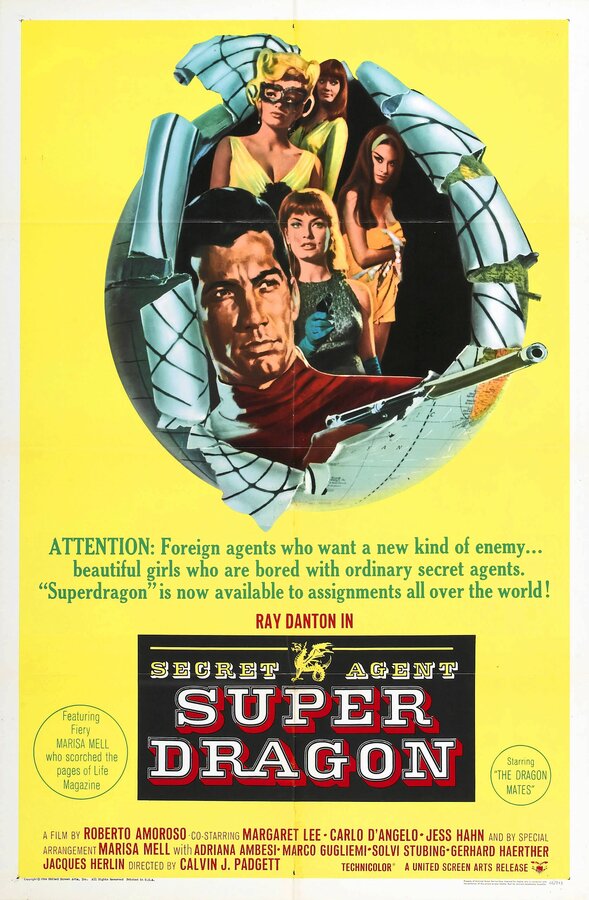 Нью-Йорк вызывает Супердракона / New York chiama Superdrago  (1966) DVDRip (ЛО)