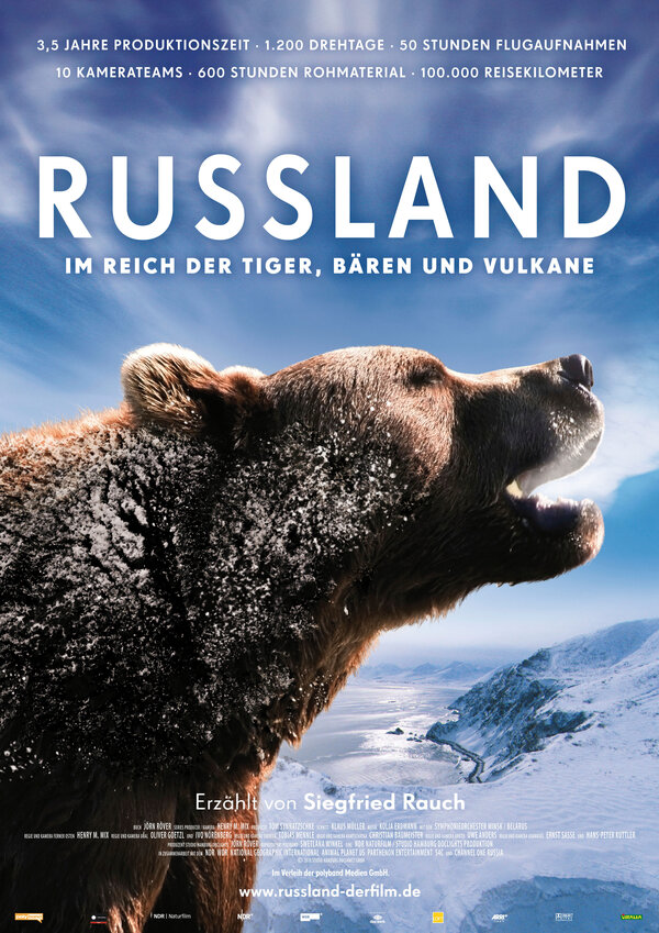 Россия — царство тигров, медведей и вулканов  (2011) HDRip