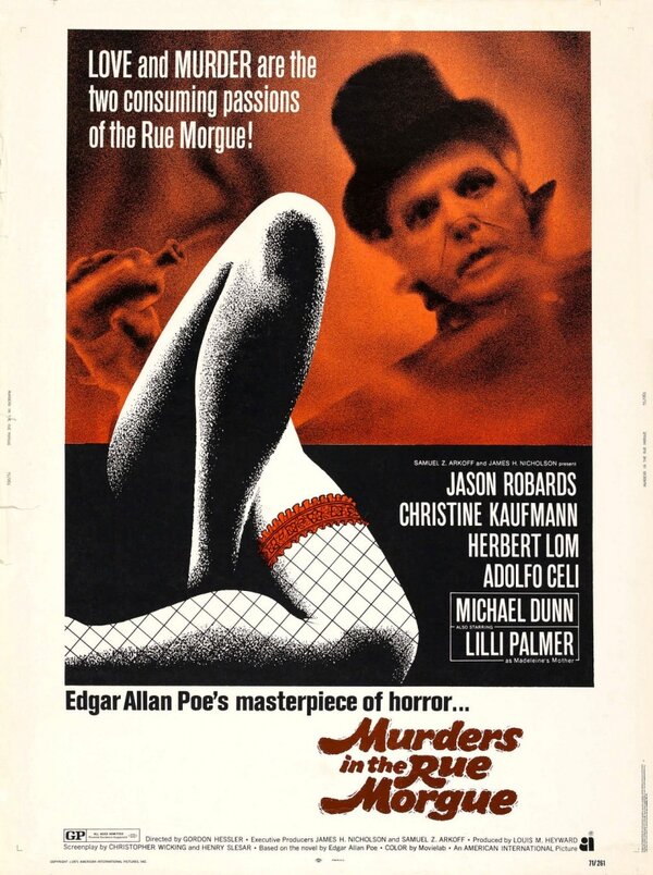 Убийства на улице Морг / Murders in the Rue Morgue  (1971) DVDRip