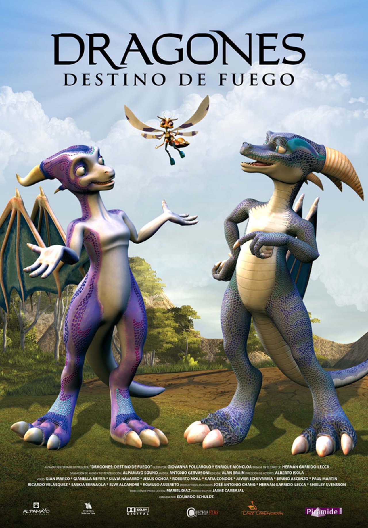 Затерянный мир Огненных Драконов / Dragones: destino de fuego  (2006) DVDRip