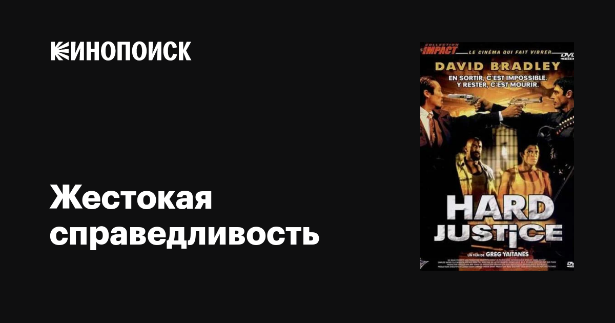 Жестокая справедливость / Hard Justice  (1995) DVDRip