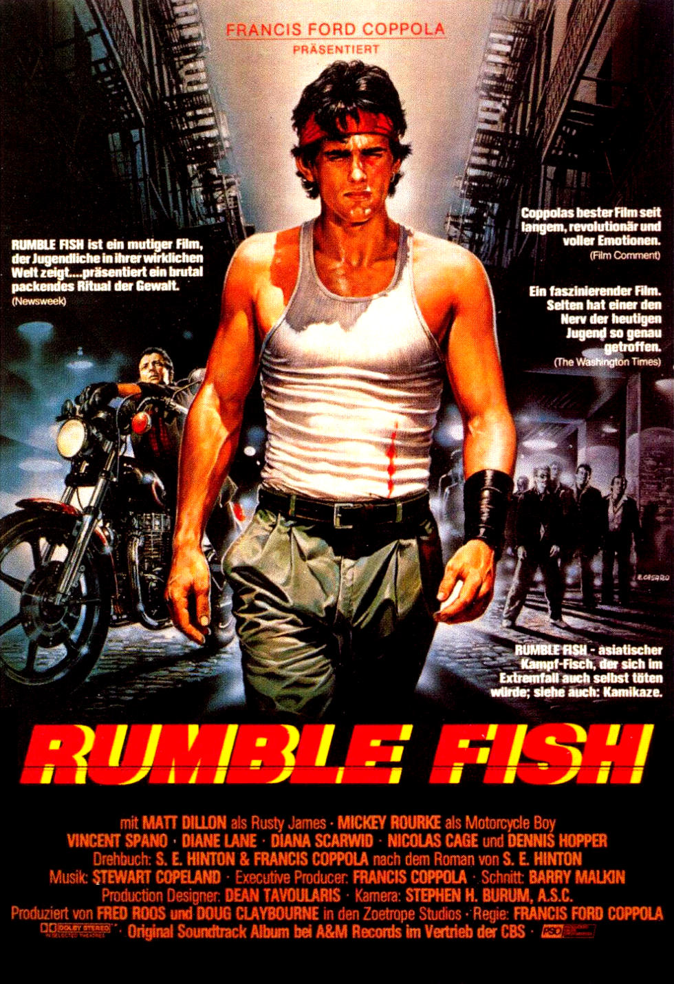 Бойцовая рыбка / Rumble Fish  (1983) BDRip/ ПМ