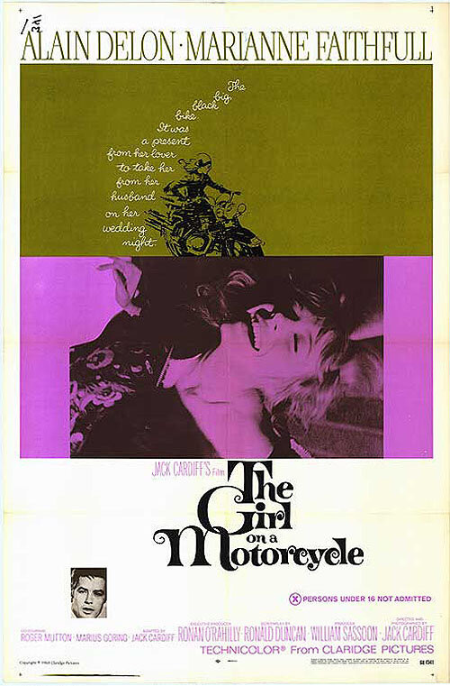 Девушка на мотоцикле / The Girl on a Motorcycle  (1968) HDRip